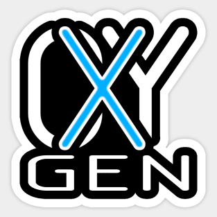 03 - OXYGEN Sticker